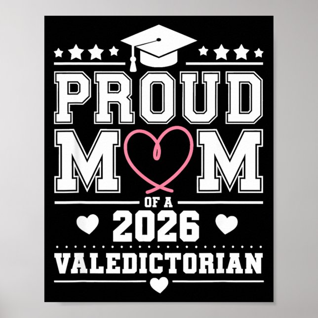 Poster Mère fière d'une major de promotion 2026  (Devant)
