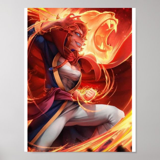 Poster Mereoleona Vermillion Fire Magic (Devant)