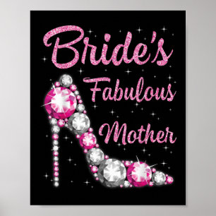 Poster Mères Fabulous Mariée Heureux Mariage marié Jour V