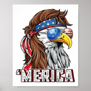 Poster Merica États-Unis Drapeau américain Patriotique 4