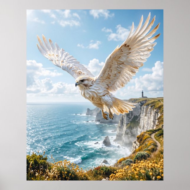 Poster Meringue Hawk Cliffs (Devant)