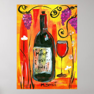 Poster Merlot 1957
