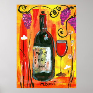 Poster Merlot 1957