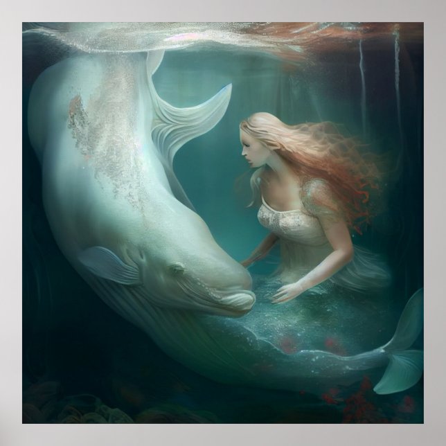 Poster mermaid (Vorne)