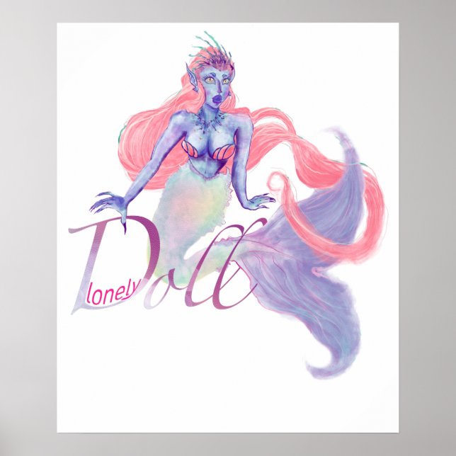 Poster Mermaid (Devant)