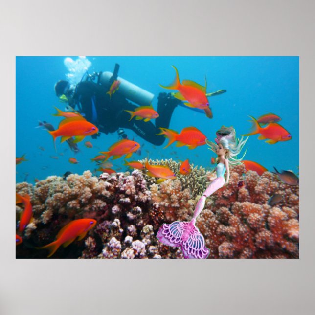 Poster Mermaid célèbre (Devant)