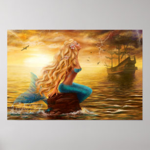 Poster Mermaid Fantasy