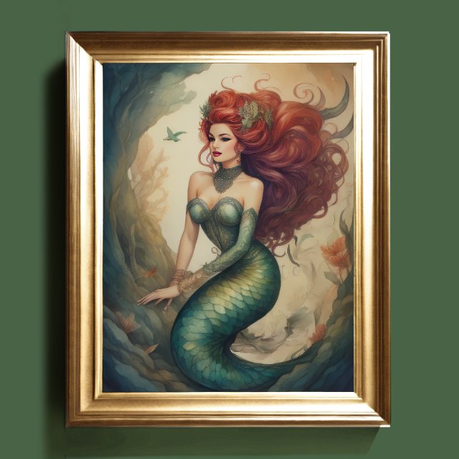 Poster Mermaid II (Créateur téléchargé)