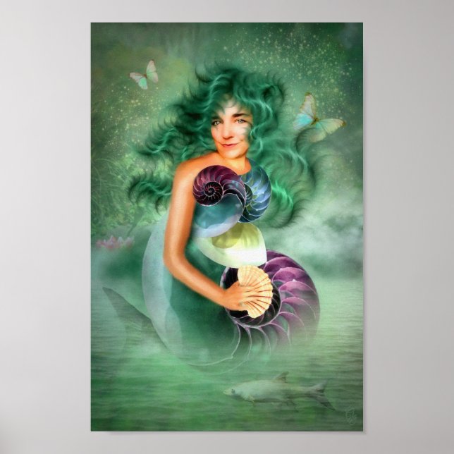 Poster Mermaid Meike (Devant)