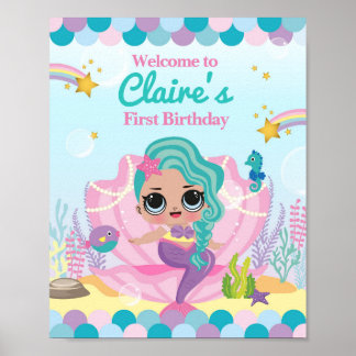 Poster Mermaid Premier anniversaire