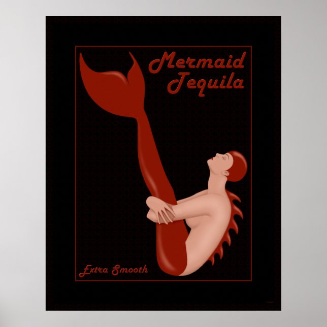 Poster Mermaid Tequila (Devant)