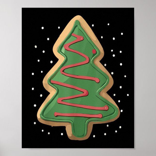 Poster Merry Christmas Tree Christmas  (Devant)