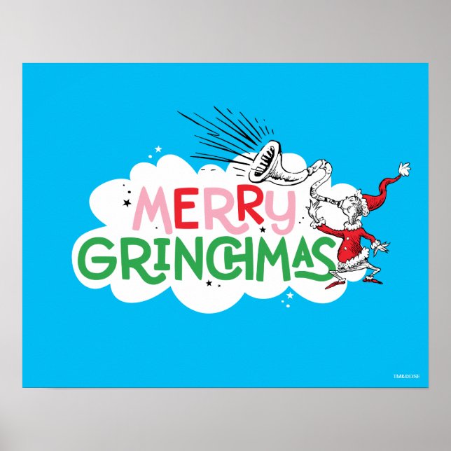 Poster Merry Grinchmas Mister Grinch (Devant)