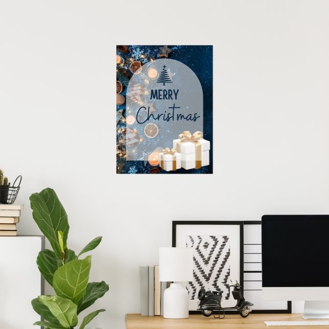 POSTER MERRY NOËL (Bureau à domicile)