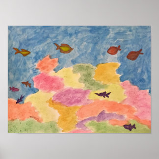 Poster mers coralliennes