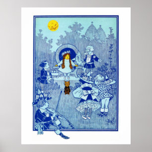 Poster Merveilleux magicien d'Oz, Dorothy rencontre les M