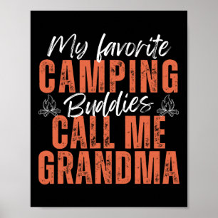 Poster Mes Amies De Camping Préférées Appelez-Moi Grand-M