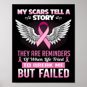 Poster Mes cicatrices racontent une histoire - Sensibilis