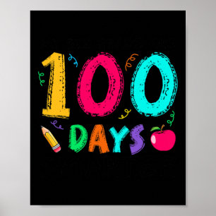 Poster Mes élèves de 5e année sont 100 jours Enseignant i