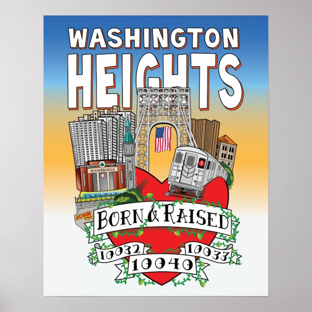 POSTER MES HAUTEURS DE WASHINGTON (Devant)