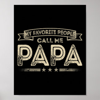 Poster Mes personnes préférées m'appellent Papa Drôle de