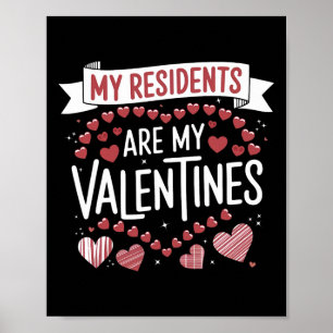 Poster Mes résidents sont mon infirmière de la Saint-Vale