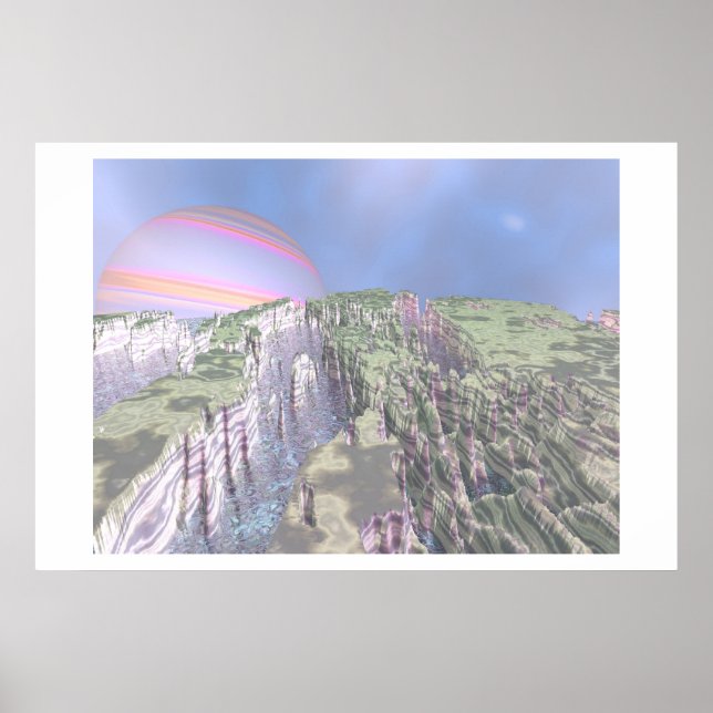 Poster Mesa vert (Devant)