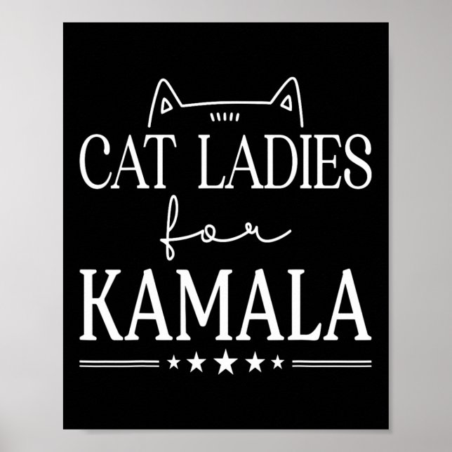 Poster Mesdames Pour Kamala Harris 2024 (Devant)