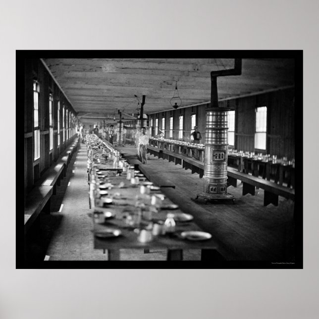 Poster Mess Hall, Harewood Hospital, Washington, DC 1865 (Devant)