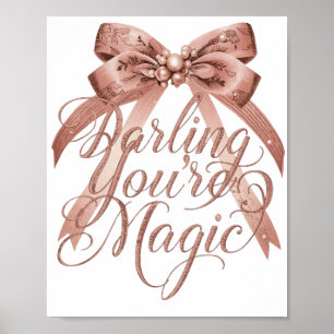 Poster Message Chic d'Amour de Soi et d'Autorisation