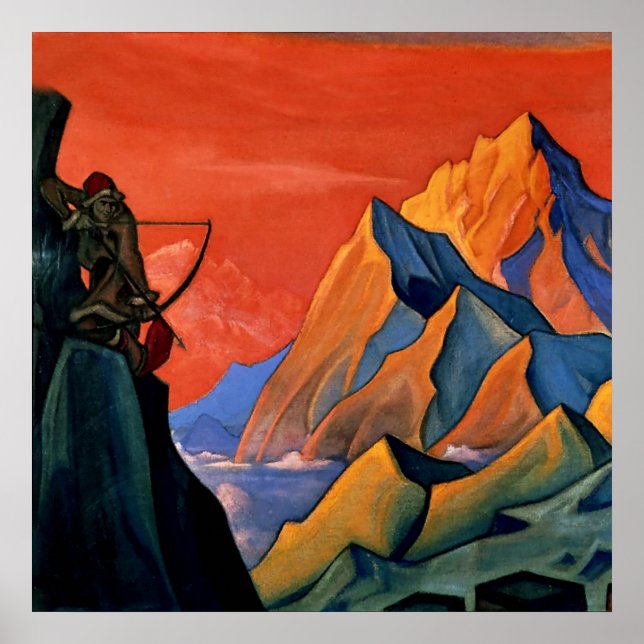 Poster "Message de Shambala" de Nicholas Roerich (Devant)