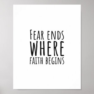 Poster Messages d'inspiration chrétienne