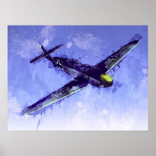 Poster Messerschmitt Bf 109