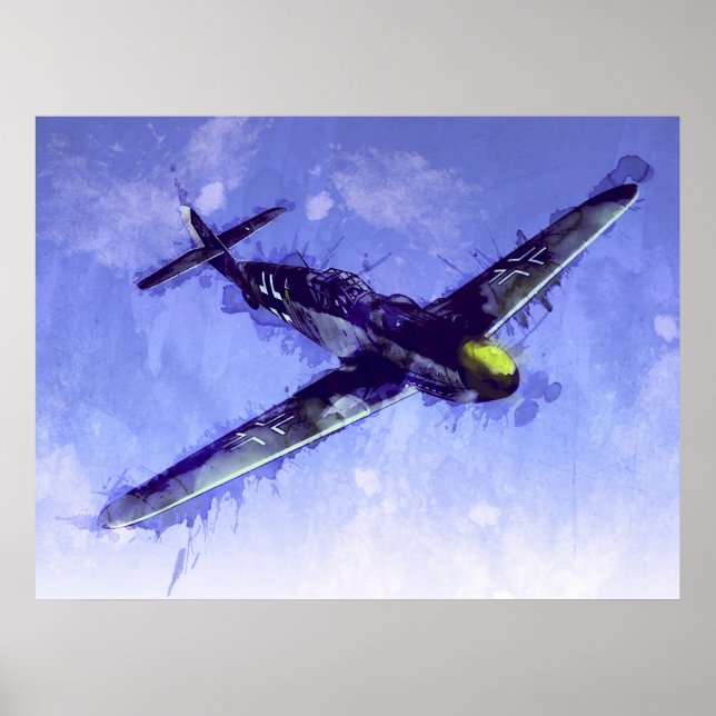 Poster Messerschmitt Bf 109 (Devant)