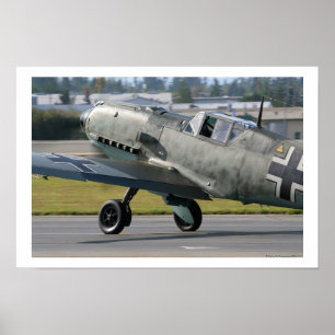 Poster Messerschmitt Bf-109E-3 Emil