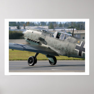 Poster Messerschmitt Bf-109E-3 Emil
