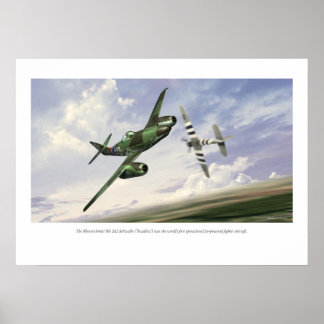 Poster Messerschmitt Me 262