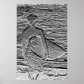 Poster Métal surf