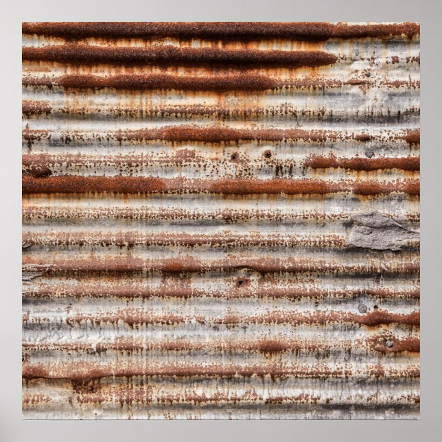 Poster Metal Vintage (Devant)