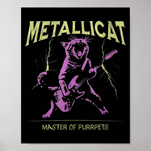Poster Metallicat Master Of Purrpets  (Devant)