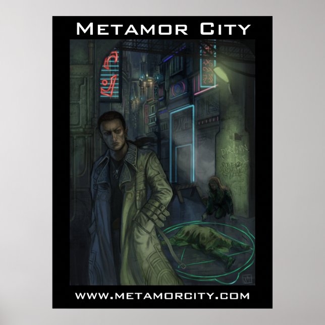 Poster Metamor City : Scène du crime (Devant)
