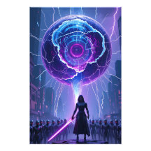 Poster Metamorfosis Sci-Fi - Guerrier futuriste