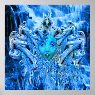 Poster Métamorphose de la méduse