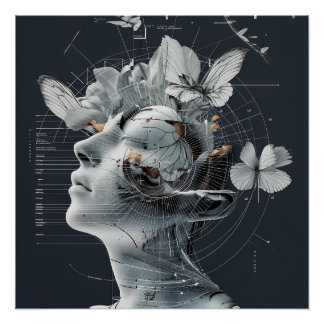 Poster Métamorphose des yeux de l'esprit