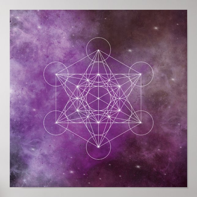 Poster Metatron, chakra,zen,sacred geometric, angel (Devant)