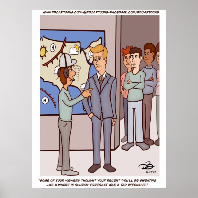 Poster Météo annoncée (Devant)