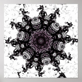 Poster Météor monstre vivant v1 - motif