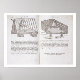 Poster Methods of transporting pre-fabricated roofs to th