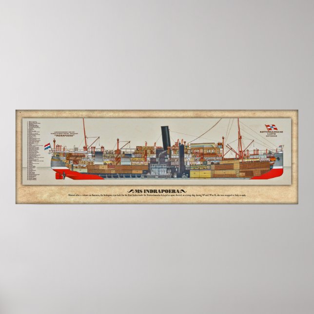 Poster Métrage MS Indrapoera - Profil intérieur (Devant)