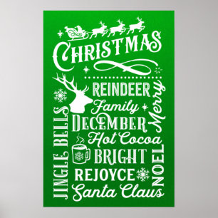 Poster métro de Noël